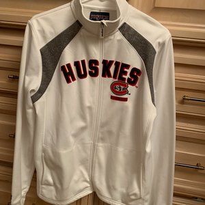 St Cloud State Huskies Jansport Athletic Jacket Sweatshirt L Large